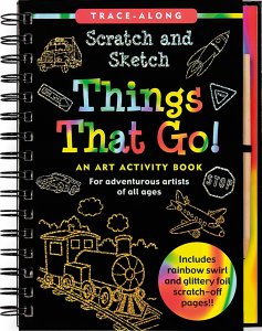 Scratch & Sketch Activity Pad - Things That Go