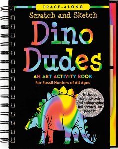 Scratch & Sketch Activity Pad - Dino Dudes