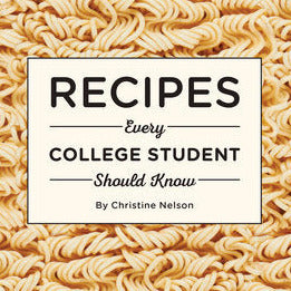 "Recipes Every College Student Should Know" Pocket Sized Hardback Book