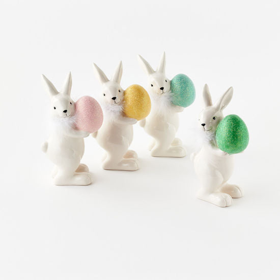 Bunny Statue w/Colored Egg - Assorted Colors (Large)