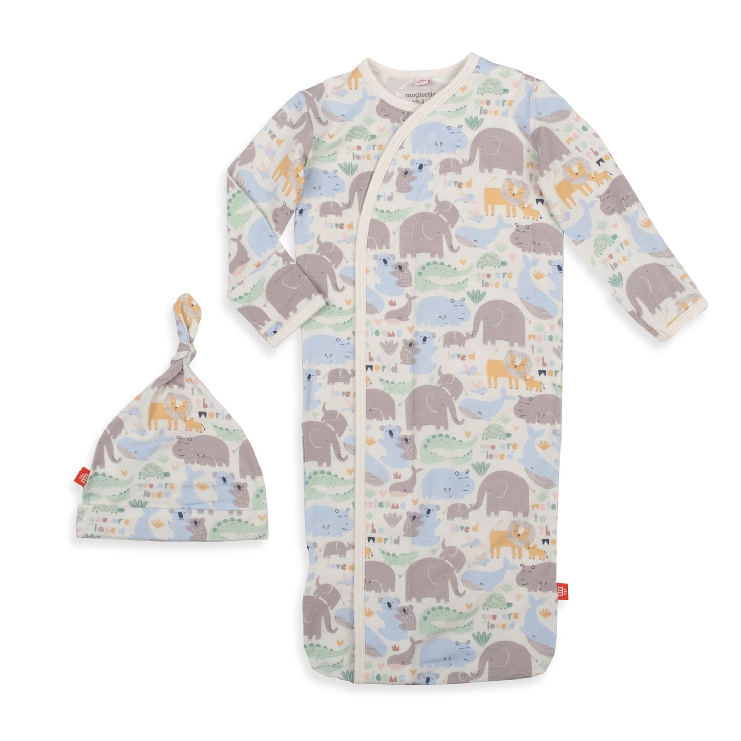 Magnetic Me Modal Infant Sack Gown & Hat Set - Little Lovin