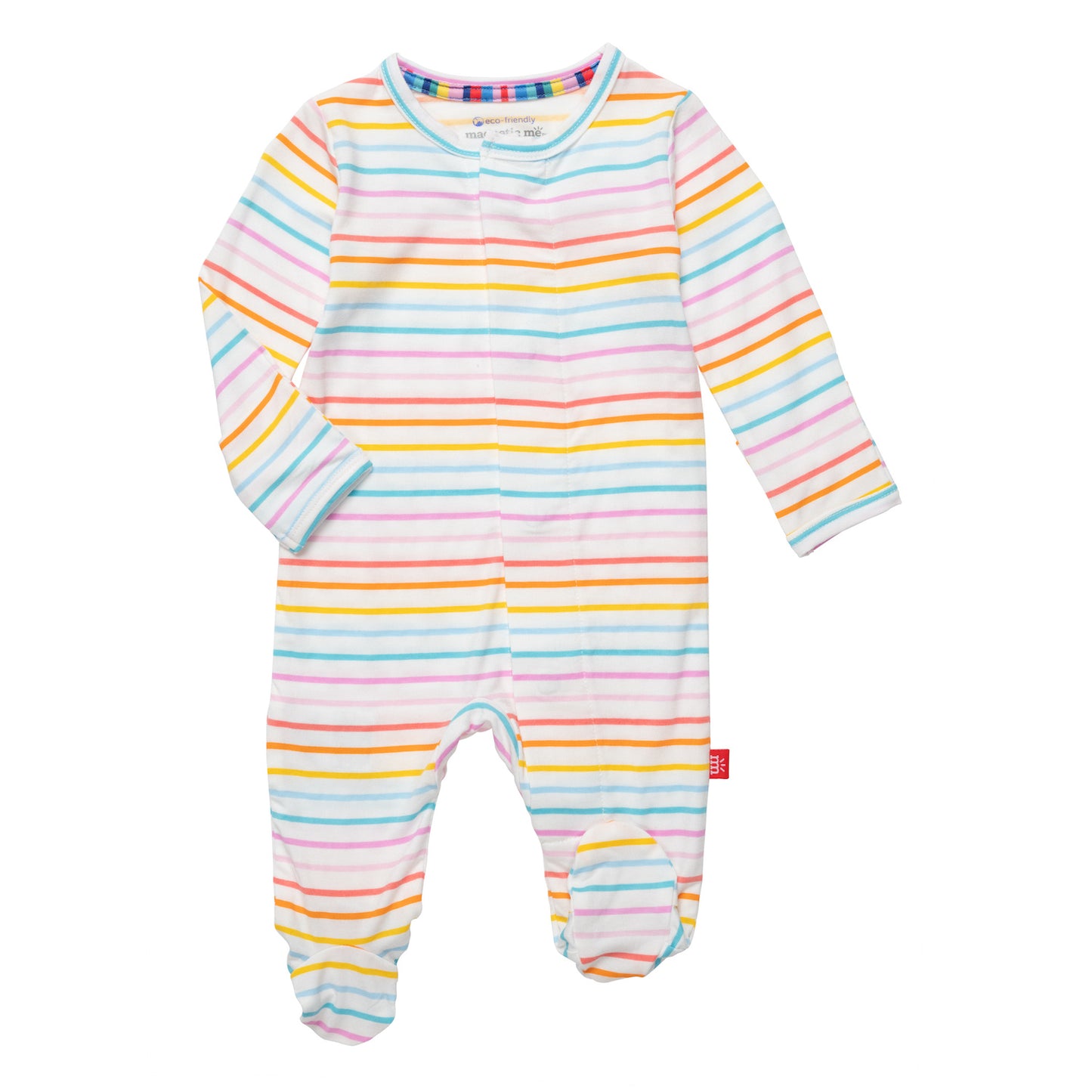 Magnetic Me Modal Magnetic Footie - Candy Stripe