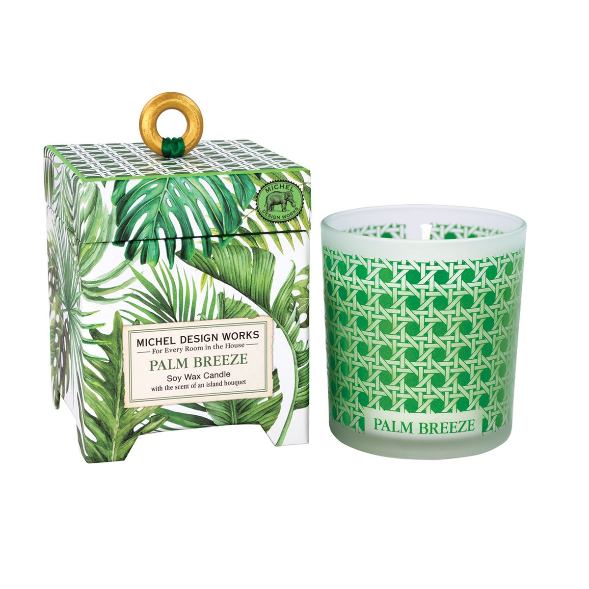 Michel Design Works Soy Wax Candle - 6.5 oz. - Palm Breeze