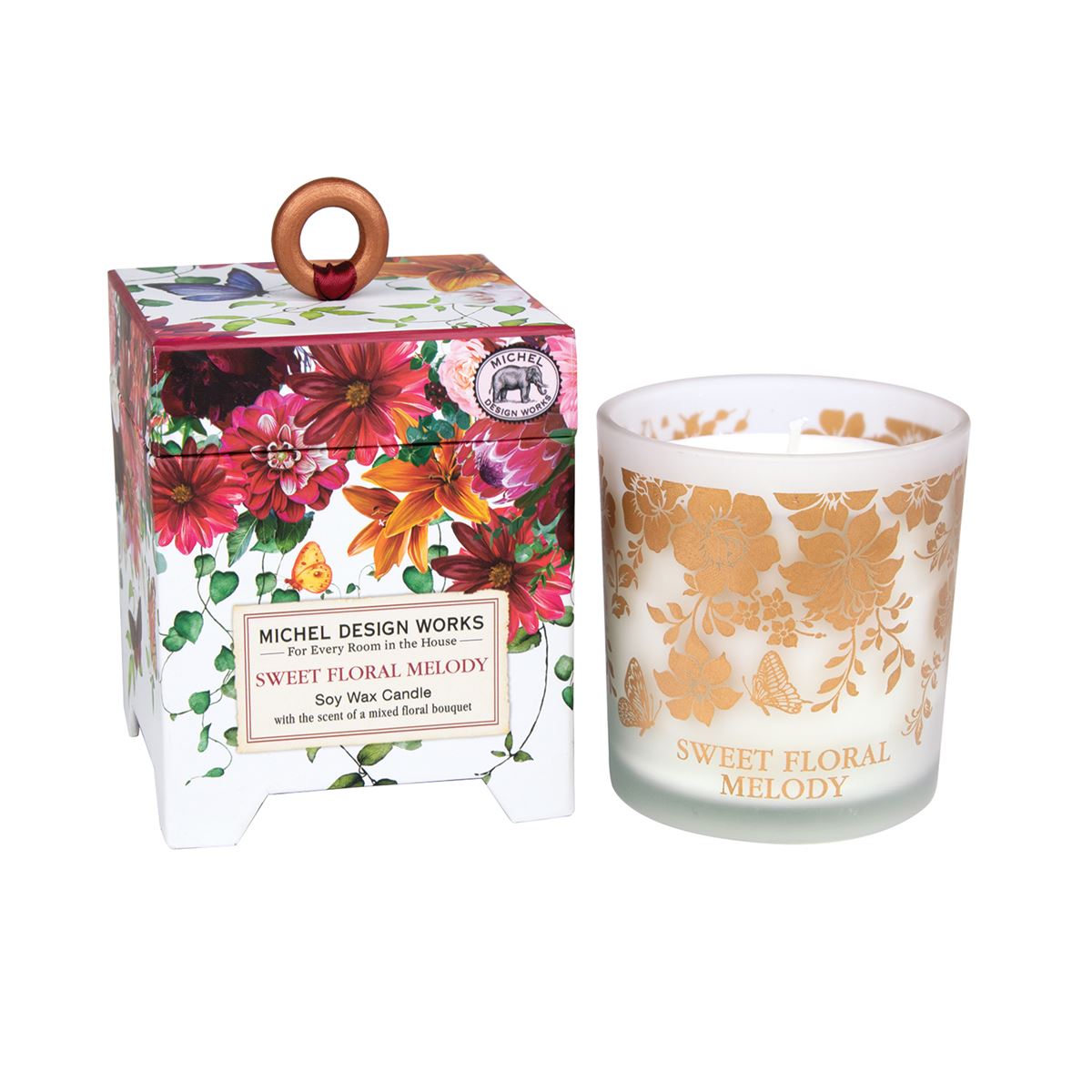 Michel Design Works Soy Wax Candle - 6.5 oz. - Sweet Floral Melody