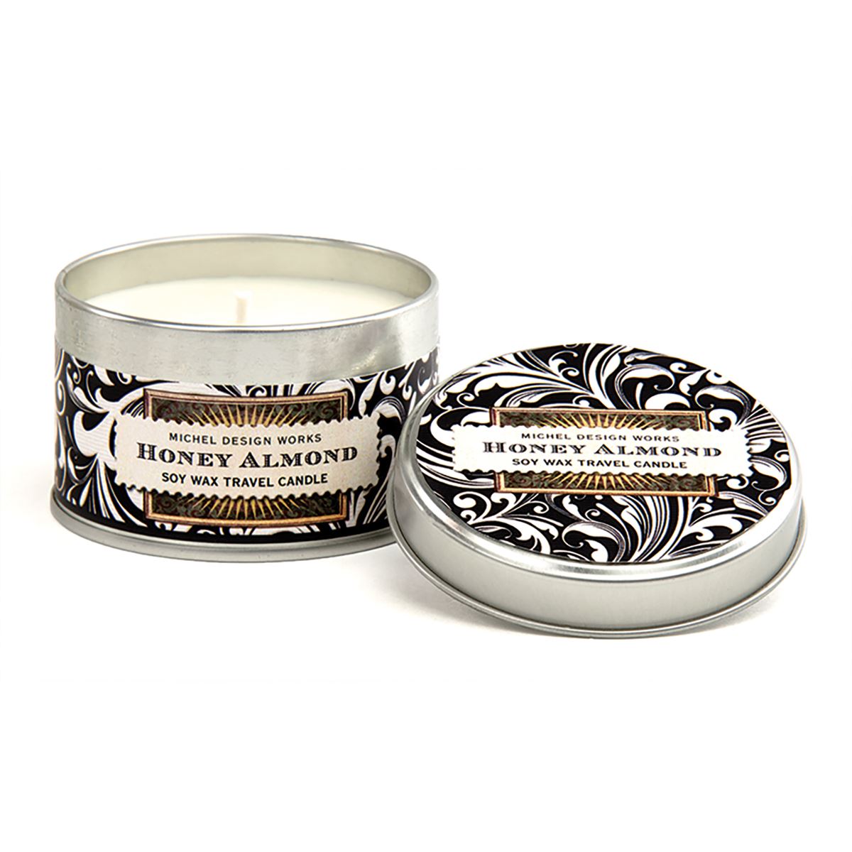 Michel Design Works Travel Tin Candle - 4 oz. - Honey Almond