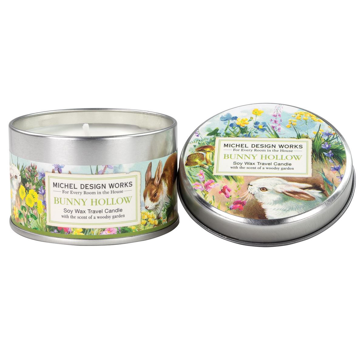 Michel Design Works Travel Tin Candle - 4 oz. - Bunny Hollow