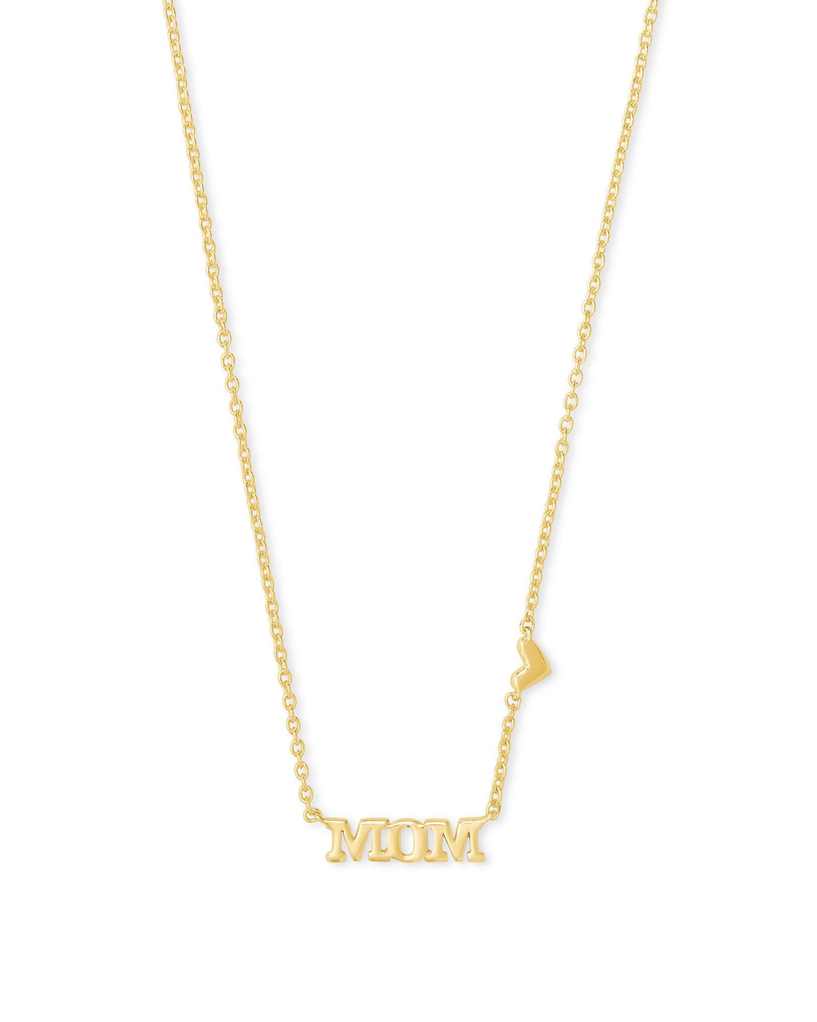 Kendra Scott Kendra Scott Mama Script Gold Strand Necklace | Kiefer  Jewelers | Lutz, FL