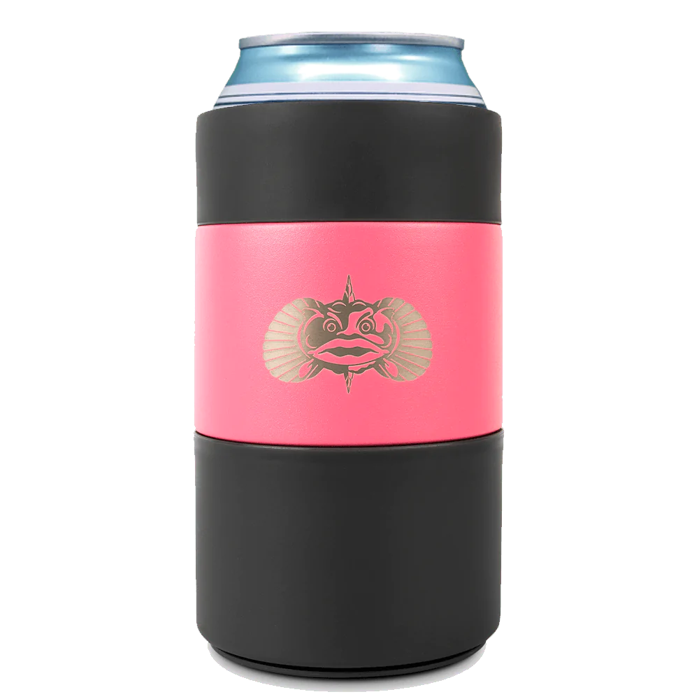 Pink Non-Tipping Can Cooler