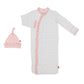 Magnetic Me Modal Infant Sack Gown & Hat Set - Carousel