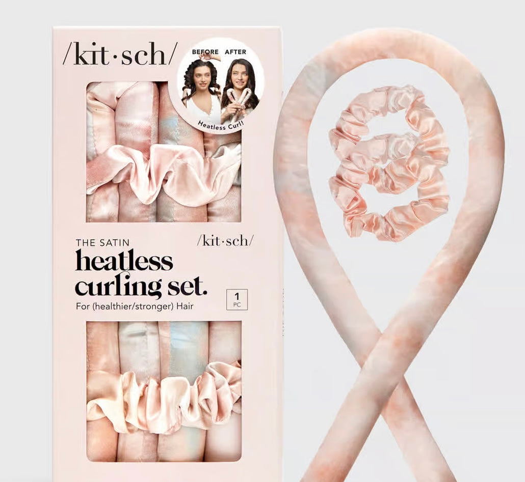 Satin Heatless Curling Set