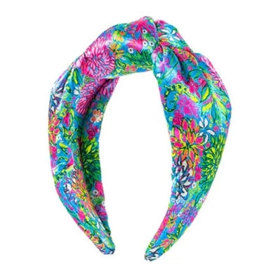 Lilly Pulitzer Wide Knotted Headband - Walking on Sunshine