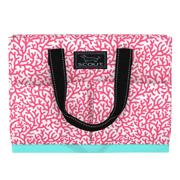 Scout Uptown Girl Pocket Tote Bag - Coral Me Maybe