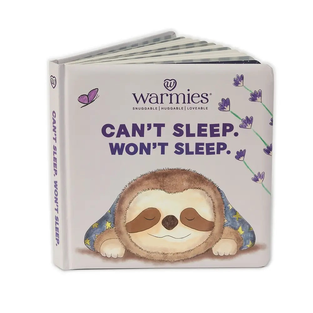 Warmies Board Book - Can't Sleep. Won't Sleep.
