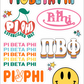 Sorority Sticker Sheet - Pi Beta Phi