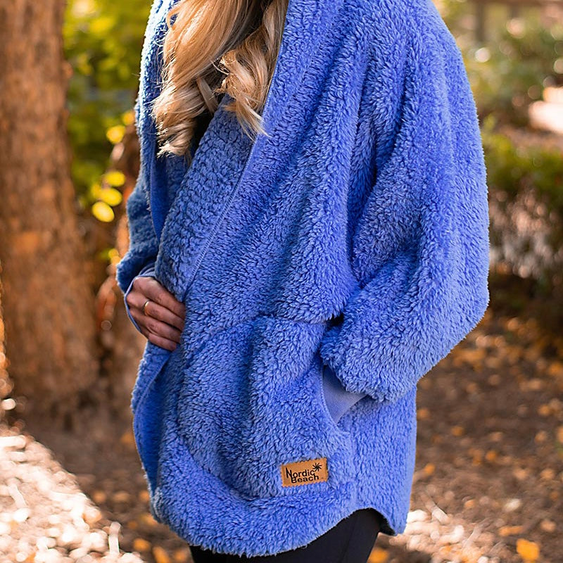 Hooded Body Wrap - Cashmere Blue