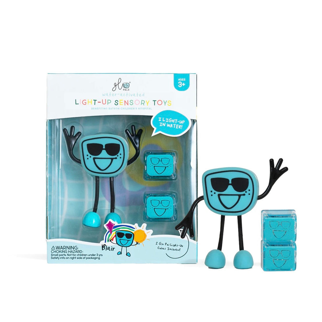 Glo Pals Light-Up Sensory Toy Set - Blue