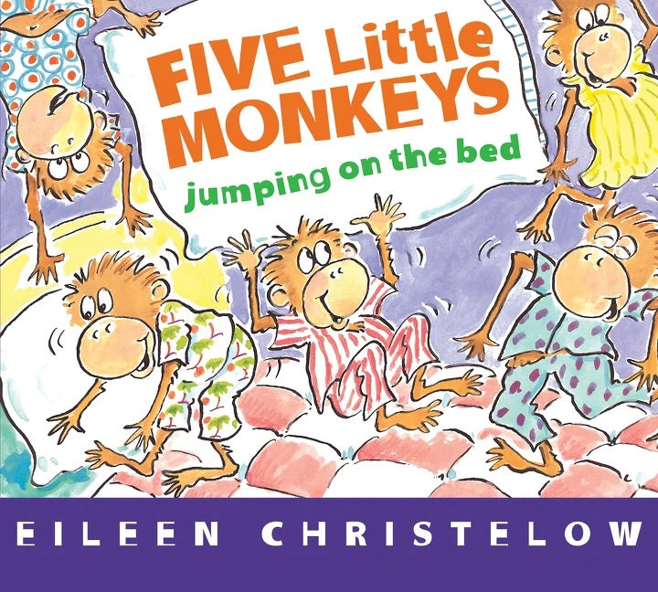 "5 Little Monkeys Jumping On The Bed" Children's Book