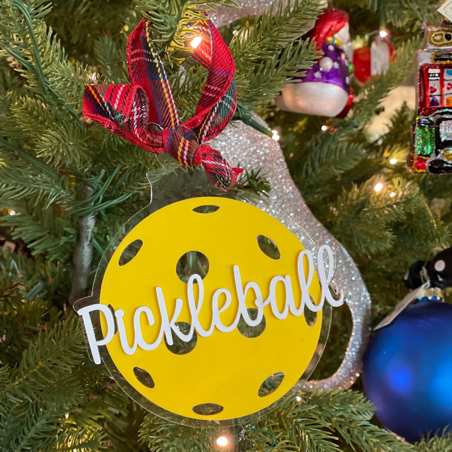 Pickleball Acrylic Ornament