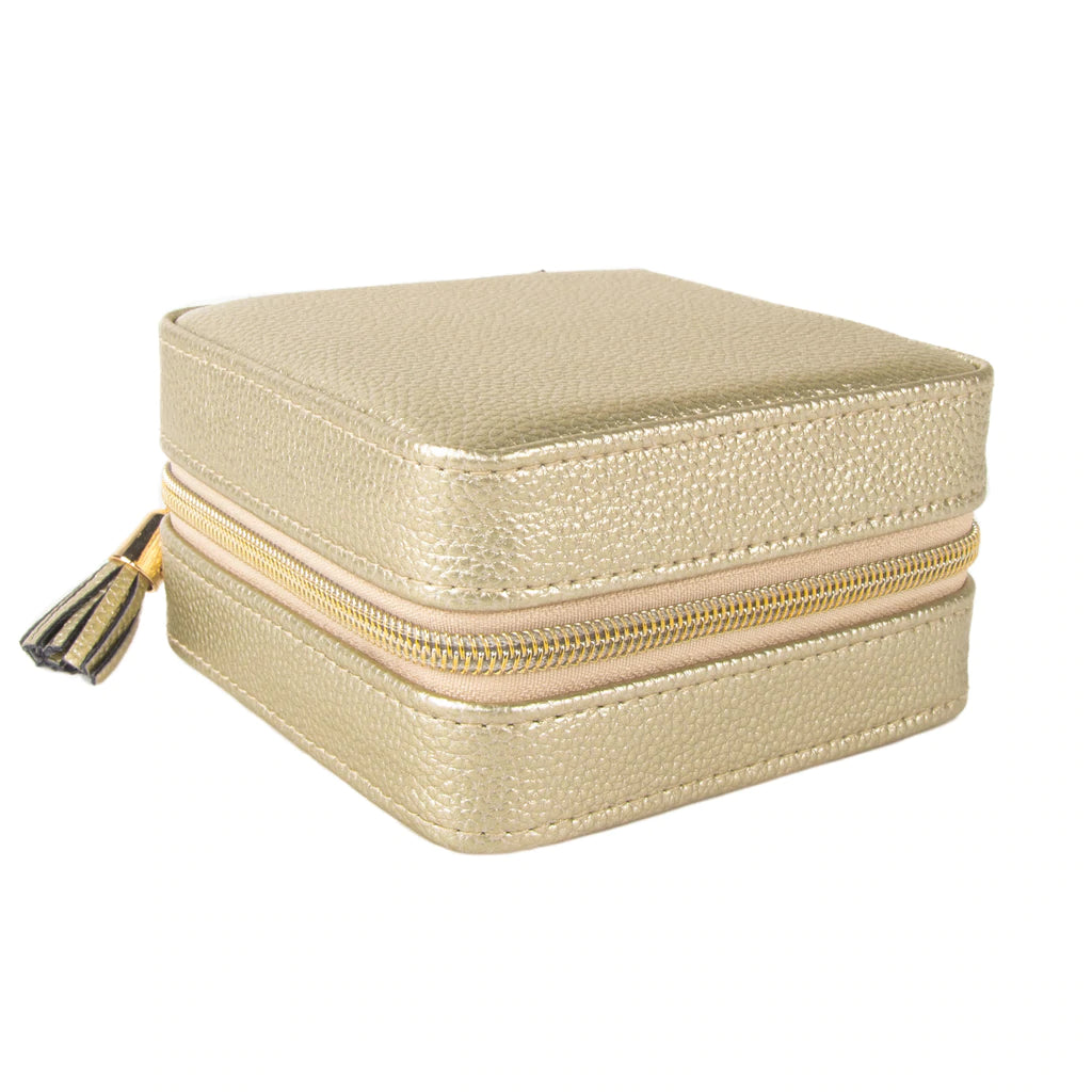 Gold Jewelry Case - Side View