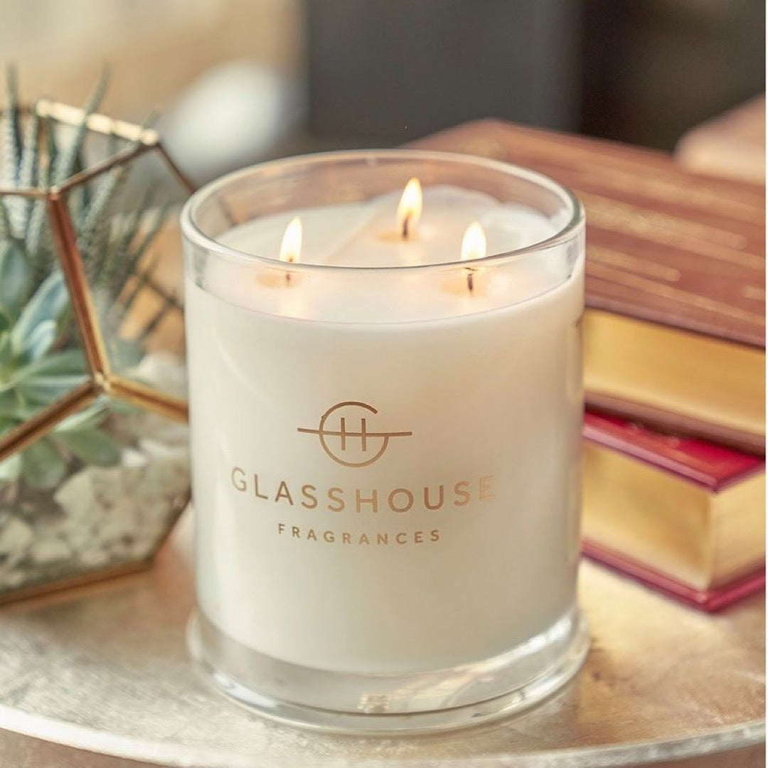 Glasshouse Fragrances Triple Scented Soy Candle Jar - 13.4 oz.