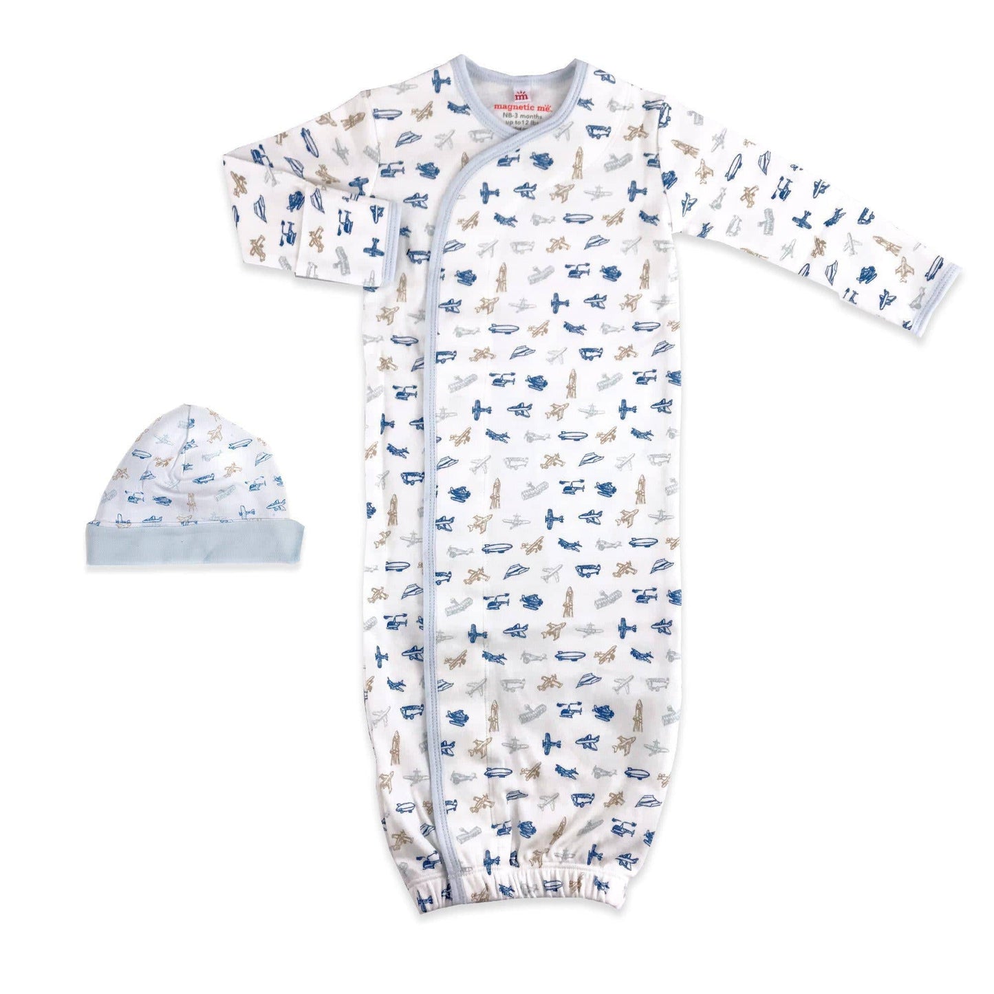 Magnetic Me Modal Infant Sack Gown & Hat Set