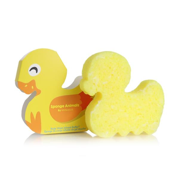Body Wash Infused Buffer Sponge Animal - Duck