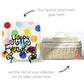 Happy Everything Mini Attachment Storage Bag - Gold