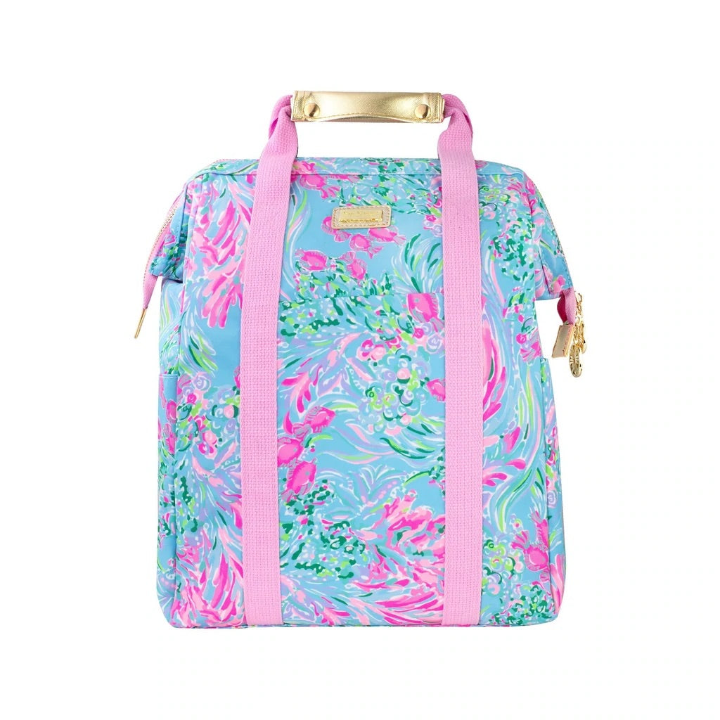 Lilly Pulitzer Backpack Cooler - Best Fishes