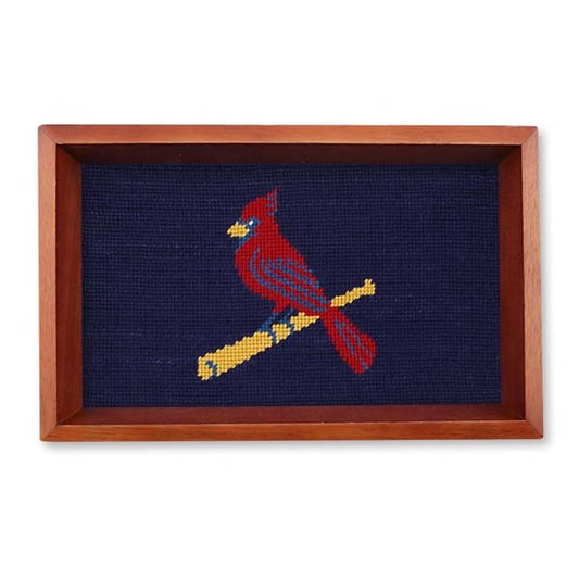 Needlepoint Valet Tray - St. Louis Cardinals