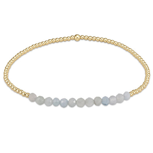 Enewton Gold Bliss 2MM Bead Bracelet - Gemstone