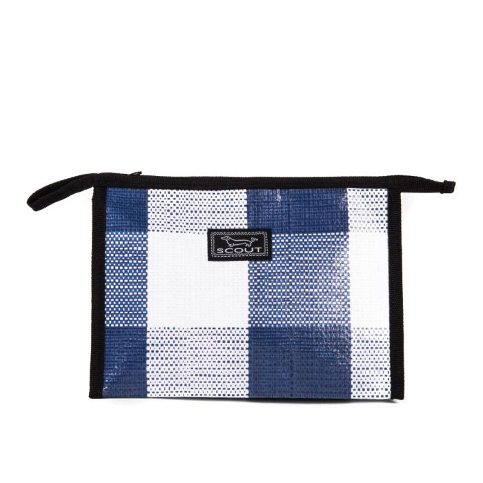 Scout Audrey Pouch - Navy/White Check