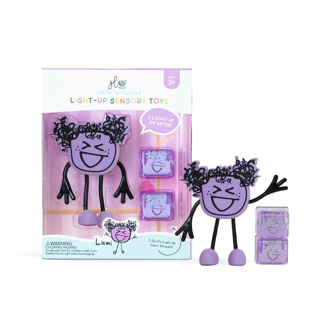 Glo Pals Light-Up Sensory Toy Set - Purple