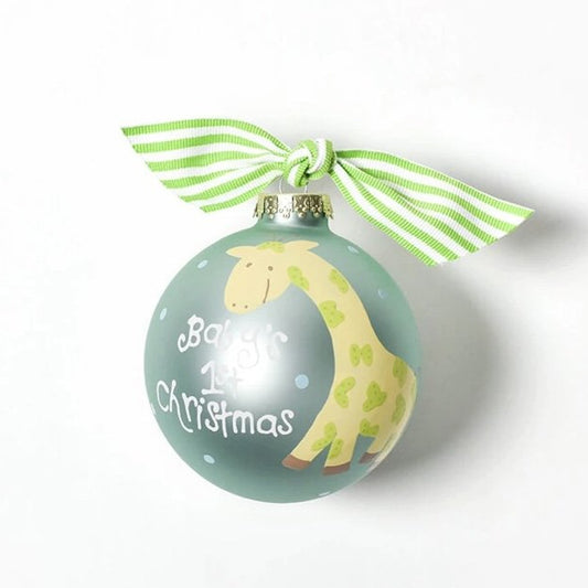 Baby's First Christmas Ornament - Animal