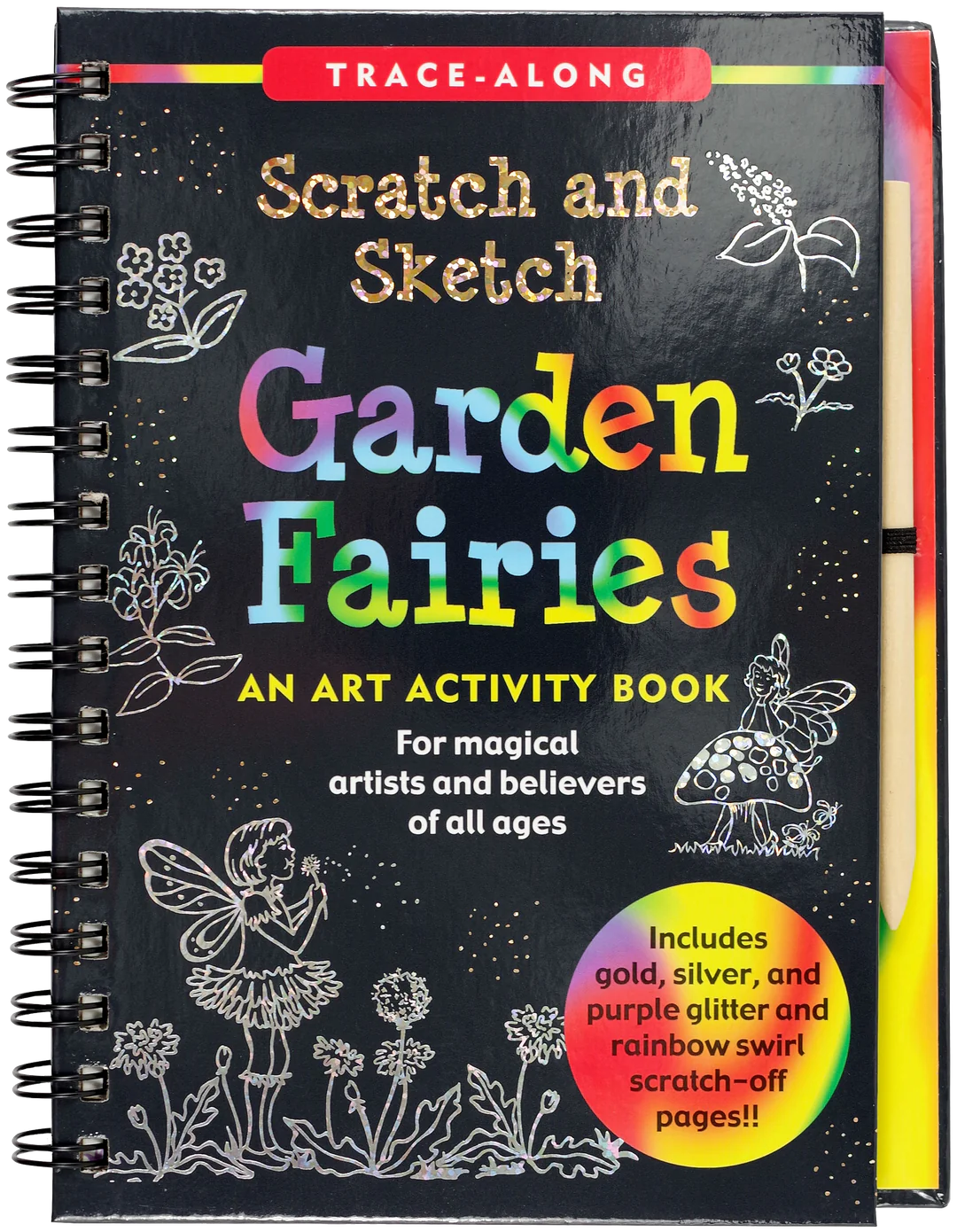 Scratch & Sketch Activity Pad - Garden Fairies