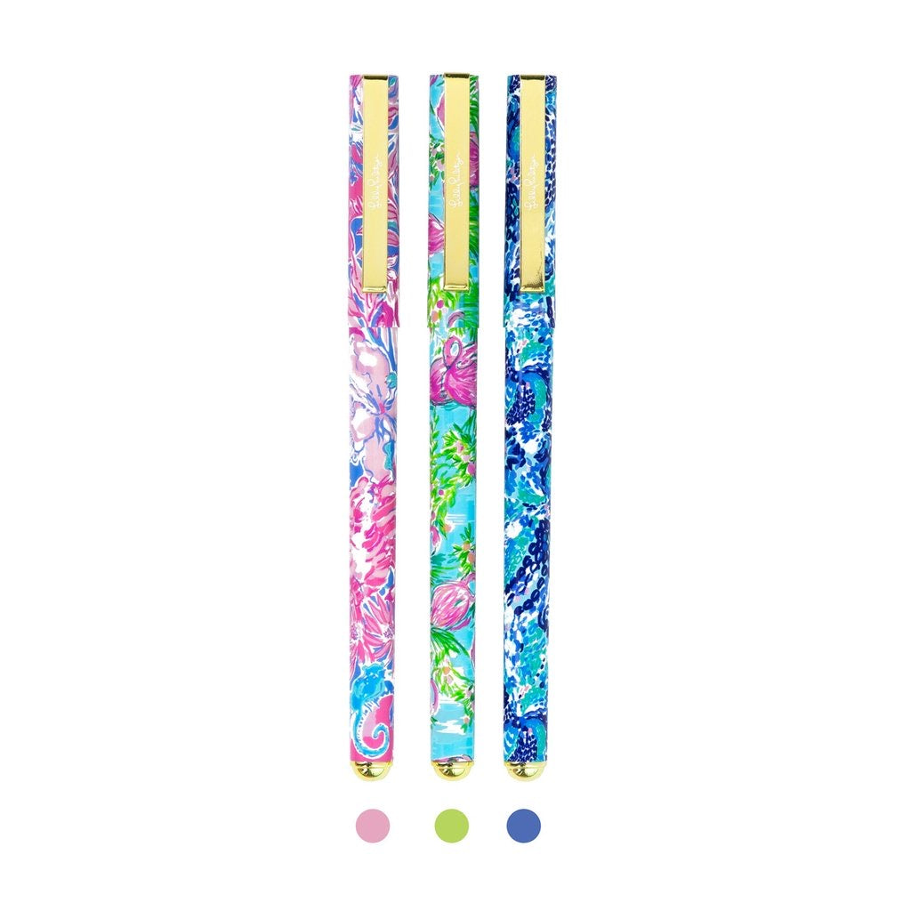 Lilly Pulitzer Colored Pen Set/3