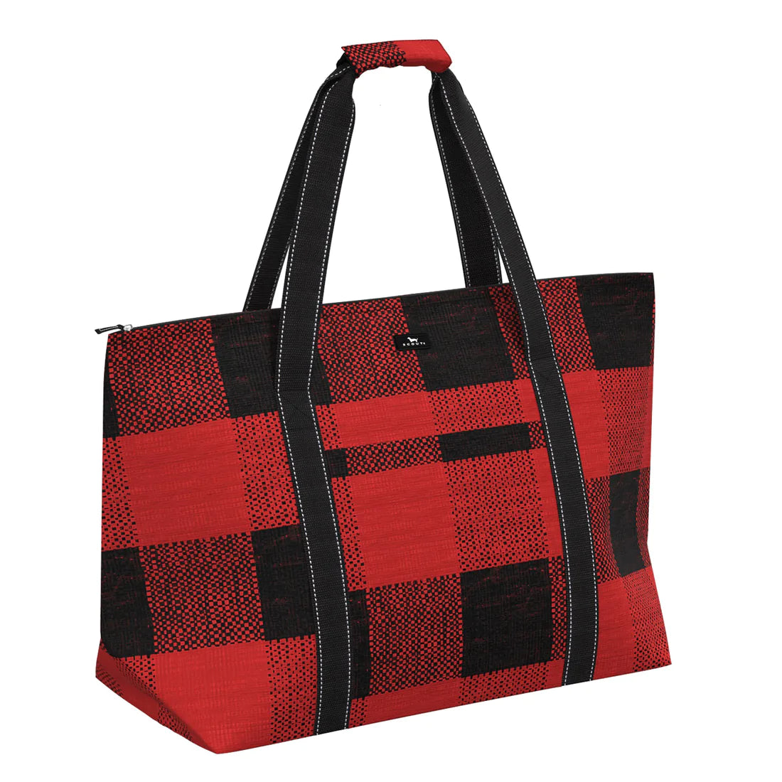 Scout On Holiday Travel Bag - Chili/Black Check