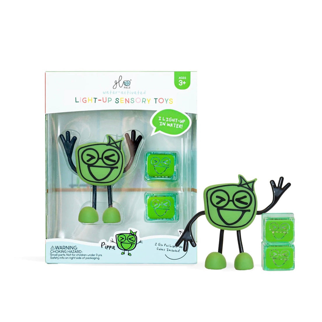 Glo Pals Light-Up Sensory Toy Set - Green