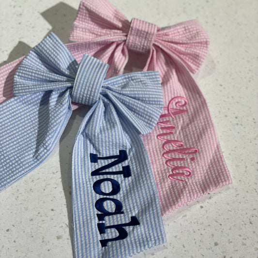 Personalized Basket Bow