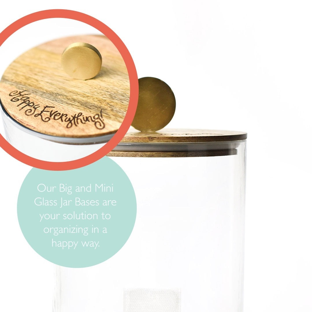 Big Wooden Lid Glass Jar by Happy Everything! – Miss Cayce's Wonderland