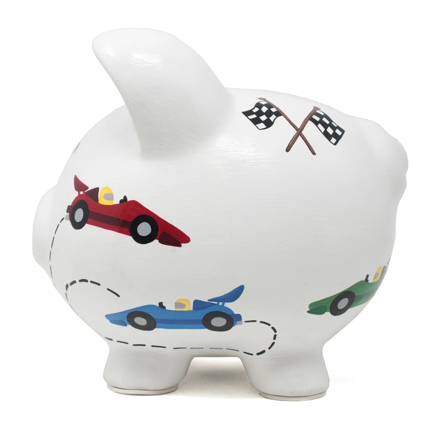 Personalized Racecar Piggy Bank
