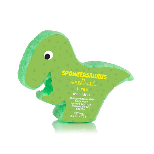 Spongeasaurus Body Wash Infused Buffer Sponge Dinosaur - T-Rex