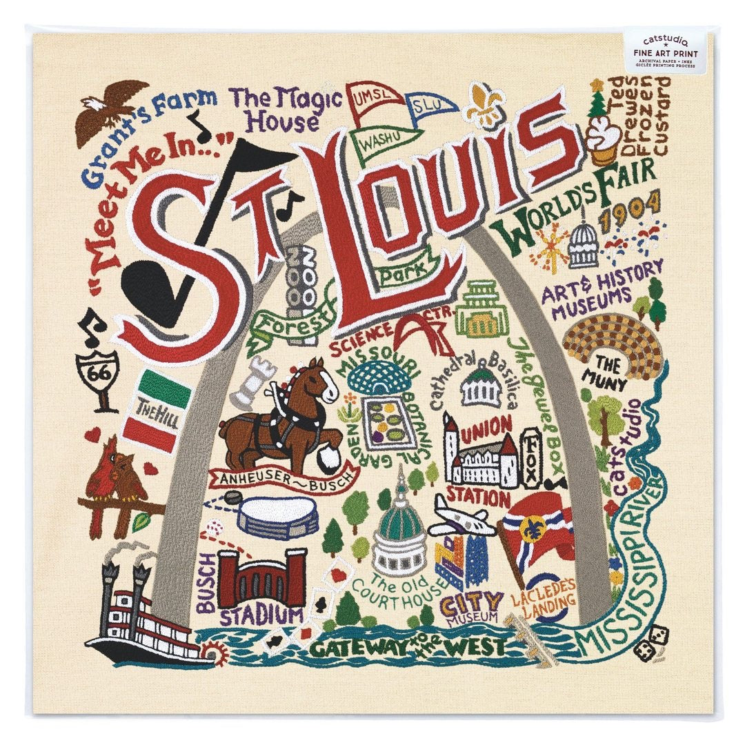 St. Louis Fine Art Print - 8 x 8