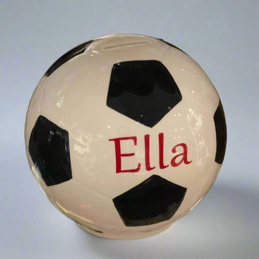 Personalized Soccer Ball Bank