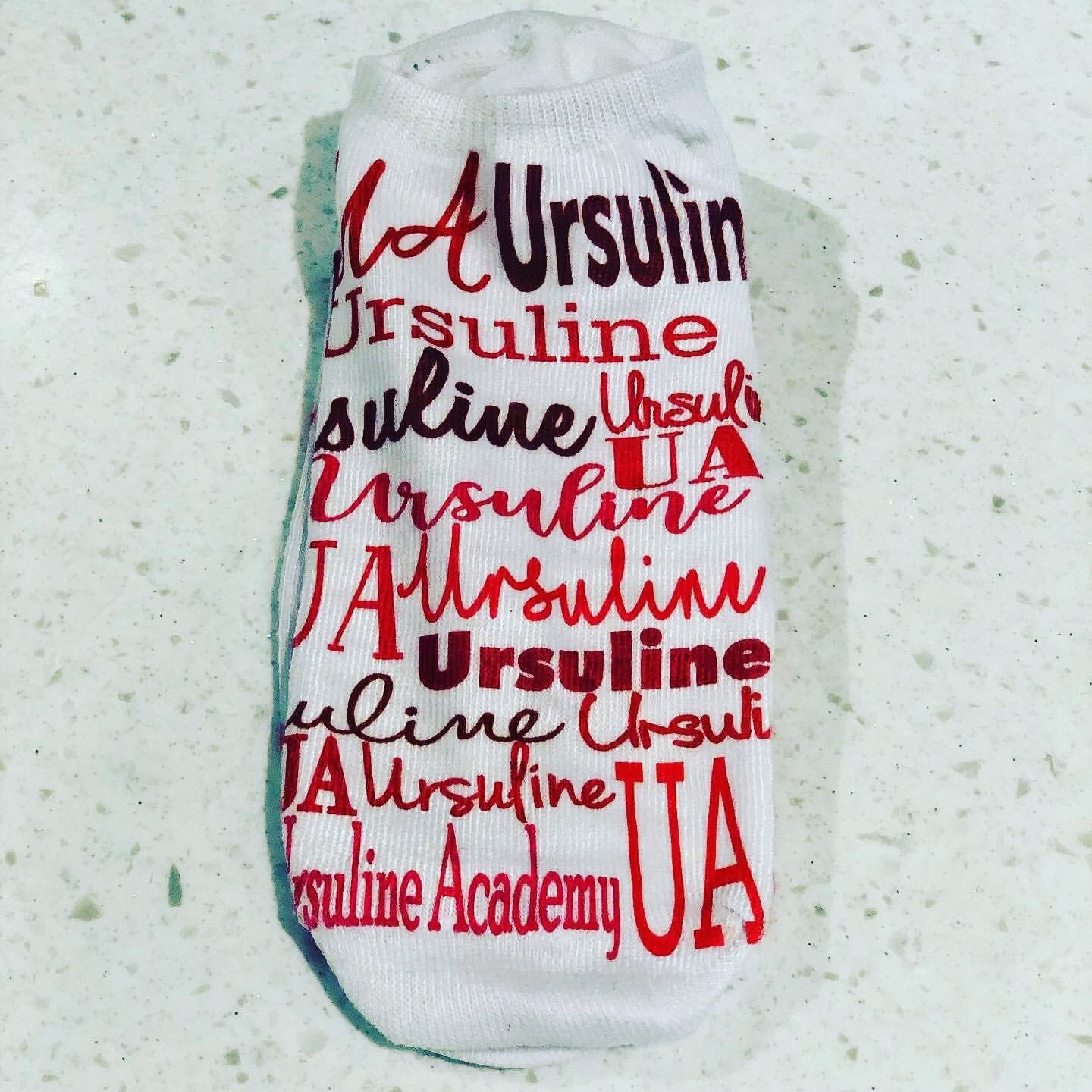 Personalized Sublimation Socks - High School