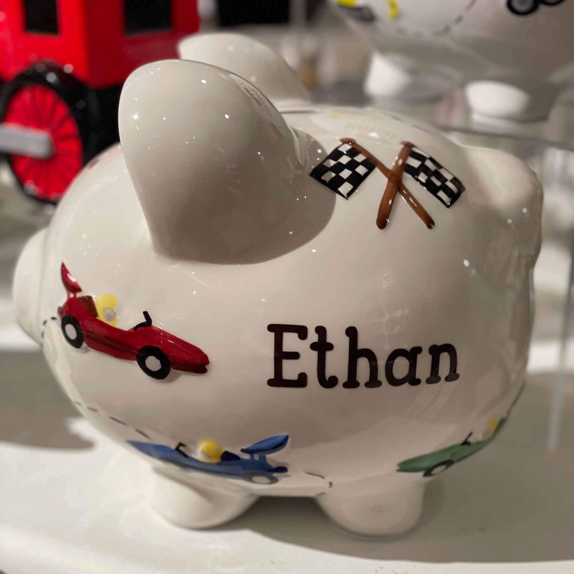 Personalized ceramic discount piggy banks