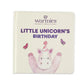 Warmies Board Book - Little Unicorn's Birthday