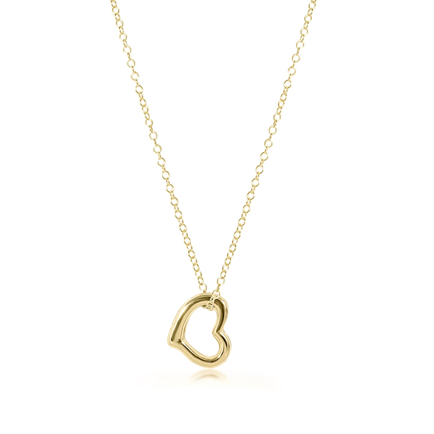 Enewton 16" Necklace - Love Gold Charm