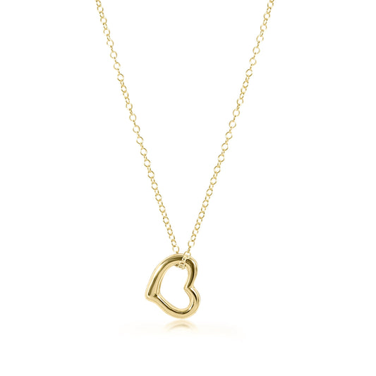 Enewton 16" Necklace - Love Gold Charm