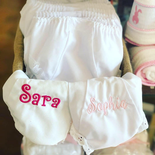 Personalized "Fancy Pants" Baby Bloomers