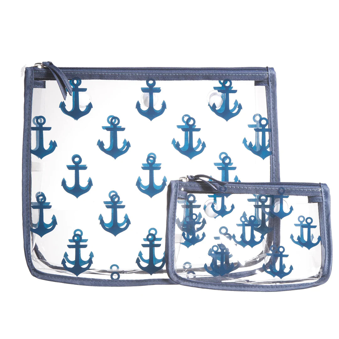 Bogg Bag Decorative Inserts - Anchors (Navy)